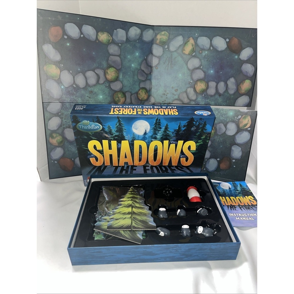 Shadows‎ in the Forest Board Game Play in the Dark Strategy Thinkfun COMPLETE